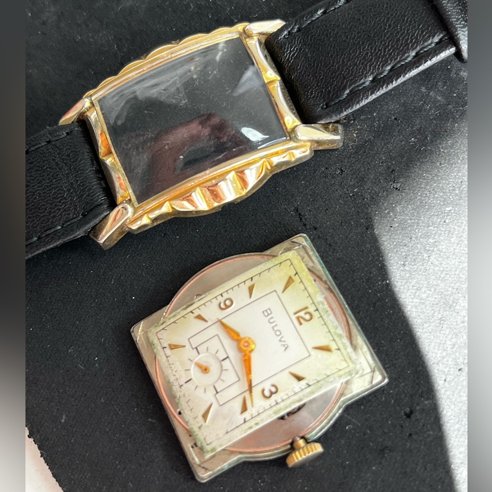 Bulova 1950 art deco manual winding 17 Jewels - Picture 13 of 15